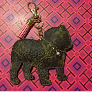 English Bully purse charm